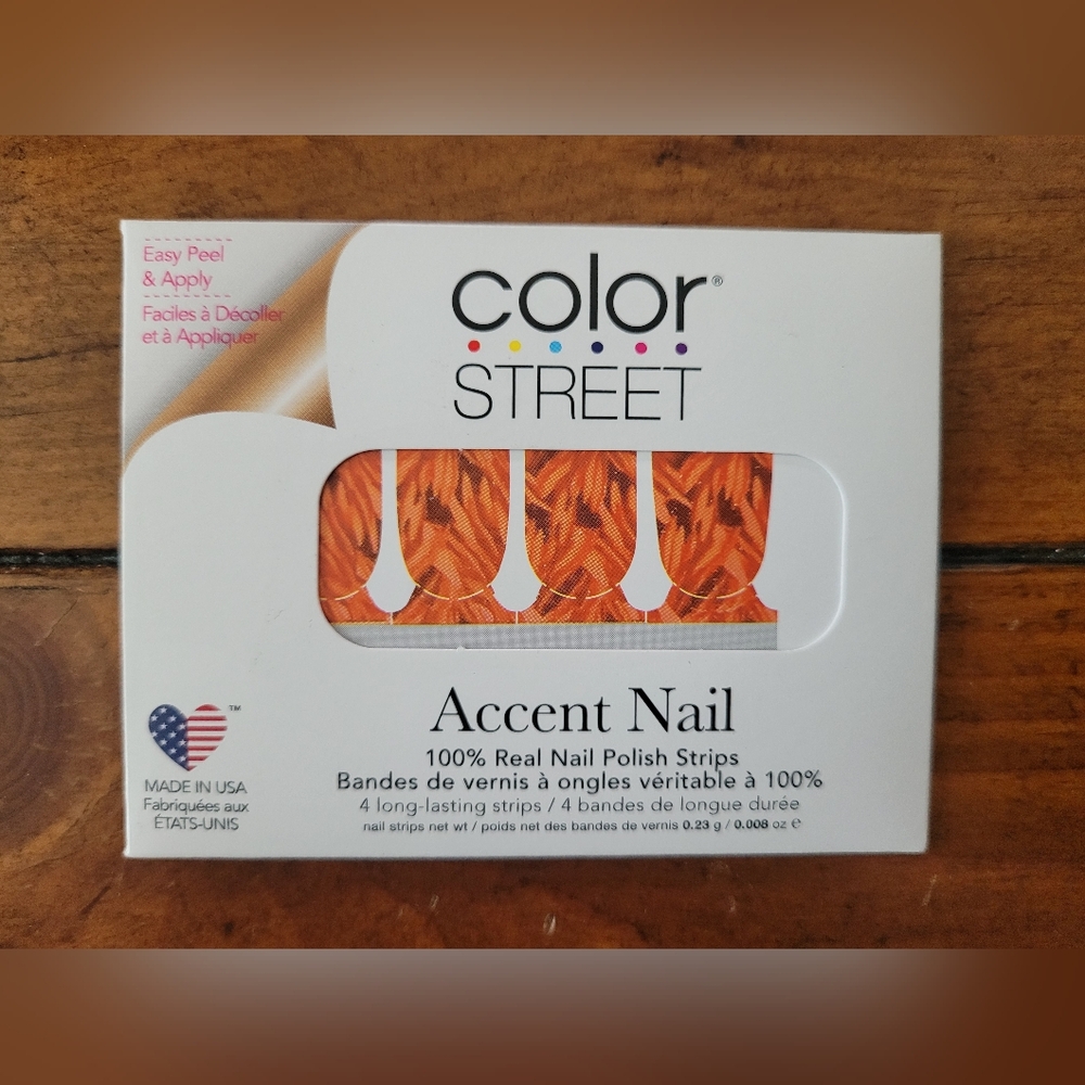 5 for $25 - Color Street Poison Spark nail polish strips (accent pack)